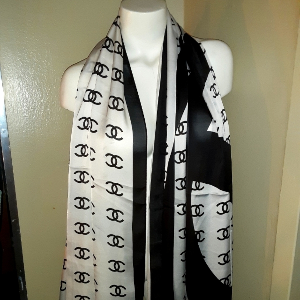 Chanel Genuine Silk Scarf